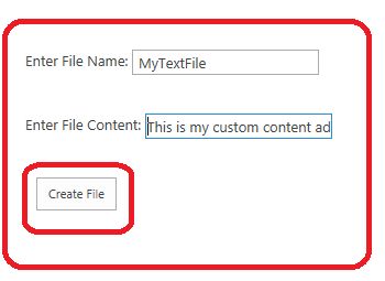 Create File